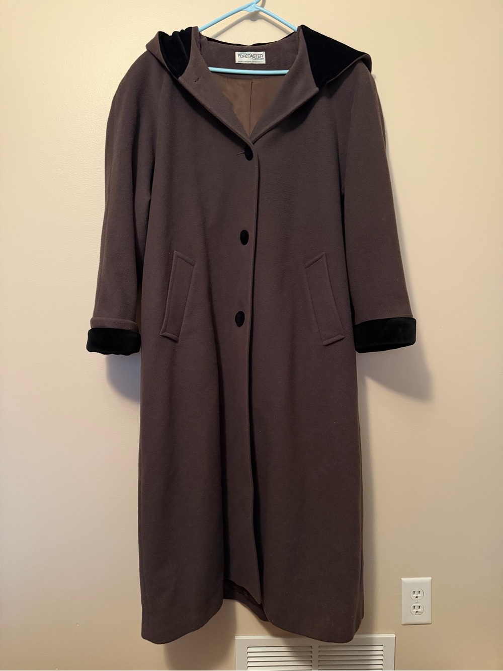 Vintage Chocolate Brown Forecaster of Boston Wool Coat